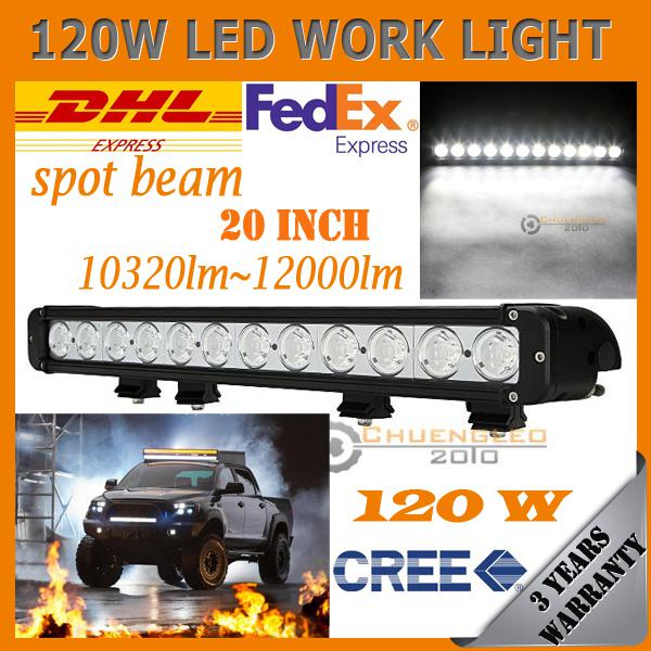 10320lm 12000lm 20Inch 120W Cree LED Work light Driving Off-road Pickup Car BAR, US $0.01, image 1