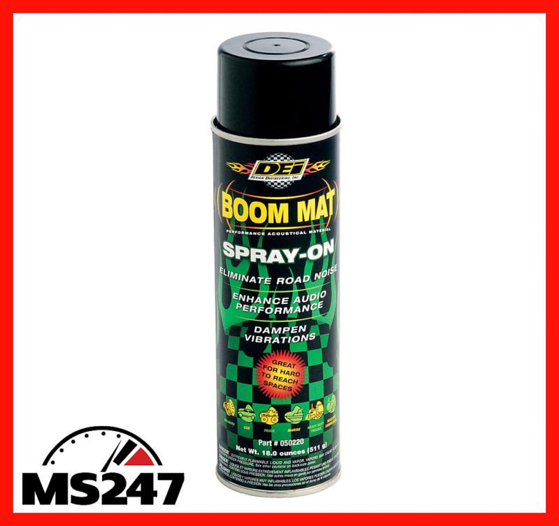 Boom mat spray-on 18 oz can - audio sound deadening vibration damping dei 050220