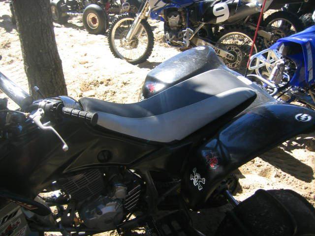 Honda trx 400ex gray n black hurricane motoghg seat cover#ghg16416scptbk16515