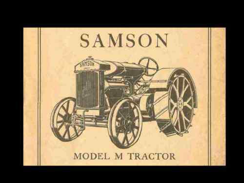 Samson m tractor service operations maintenance manual