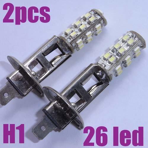Purchase 2x 26 LED SMD H1 White Foglight parking Light bulbs New in