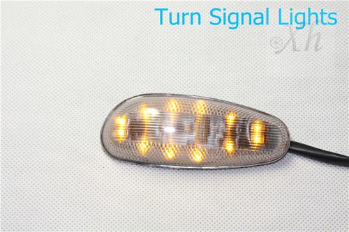 Led flush mount turn signal fit 2001-2004 suzuki gsx-r gsxr 600 750 1000 clear