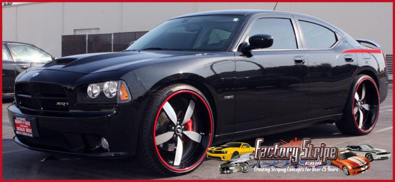 DODGE CHARGER REAR QUARTER OUTLINE SPEARS DECAL FACTORY STRIPE 2006 2010, US $24.00, image 5
