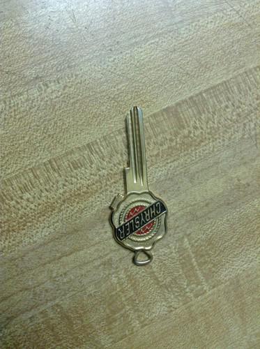 Chrysler wax seal crest key fit 1956-67 gold blank for new yorker 300 imperial