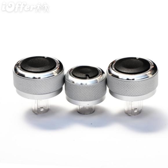 Car AC Heat Control Knobs Aluminum Panel Switch for Toyota Vios 2002-2006 Silver, US $16.99, image 2