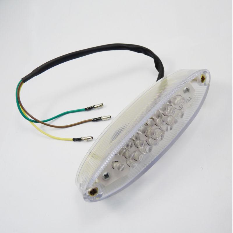 New universal motorcycle atv led tail running brake light for honda yamaha 