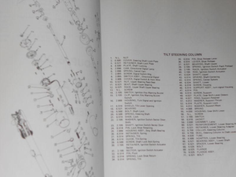 1971 GMC SPRINT (EL CAMINO?) PARTS BOOK / NICE ORIGINAL PARTS CATALOG, US $74.50, image 5