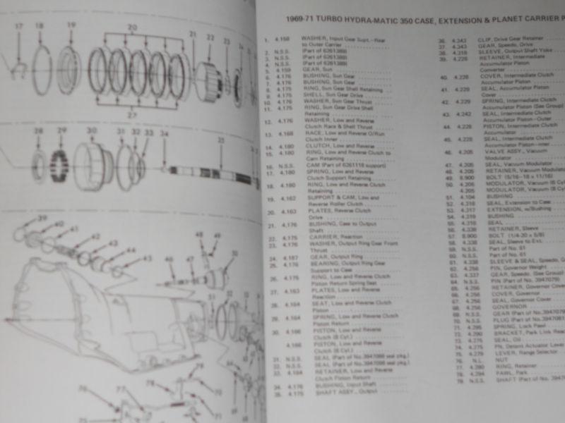 1971 GMC SPRINT (EL CAMINO?) PARTS BOOK / NICE ORIGINAL PARTS CATALOG, US $74.50, image 6