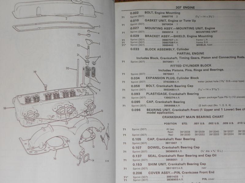 1971 GMC SPRINT (EL CAMINO?) PARTS BOOK / NICE ORIGINAL PARTS CATALOG, US $74.50, image 7