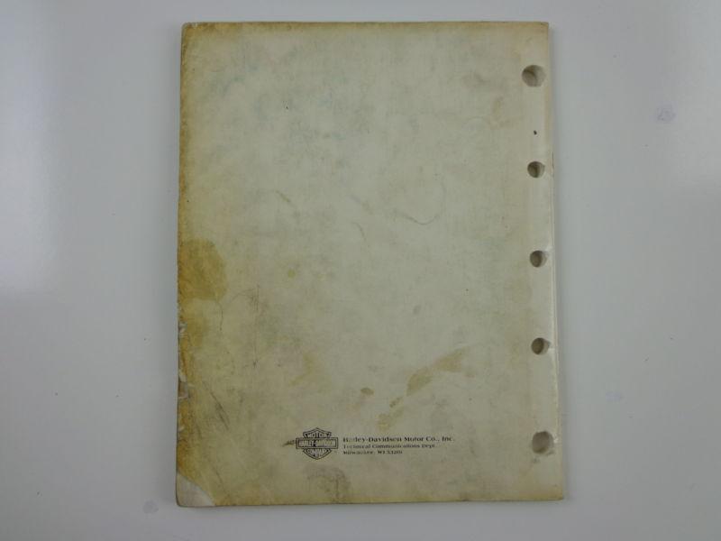 Purchase Harley Davidson 1984 FXST 198586 All FX Parts Catalog 99455