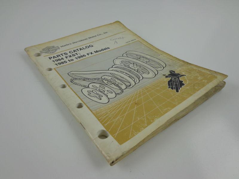 Purchase Harley Davidson 1984 FXST 198586 All FX Parts Catalog 99455