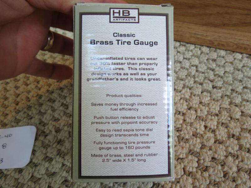 Classic Brass Tire Gauge , US $8.00, image 2