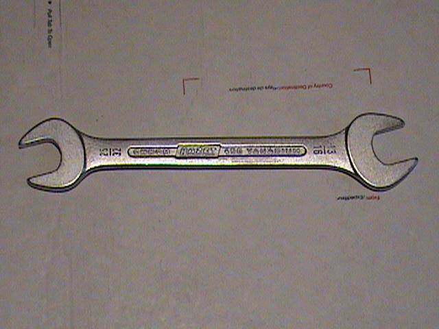 Hazet german made open end wrench  25/32" x 13/16"  very nice, new off the shelf