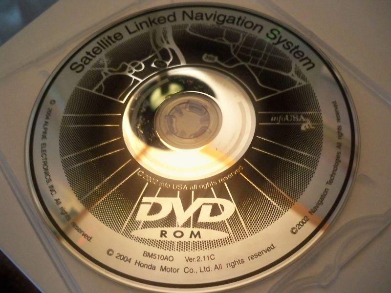 Genuine 2000 2001 2002 2003 acura 3.5 rl 3.2 tl cl navigation dvd map ver 2.11c