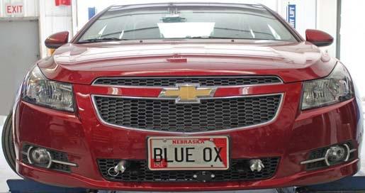 Blue ox bx1698 base plate for chevy cruze rs 11-12 camper trailer rv