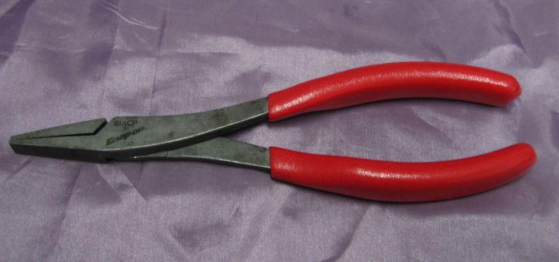 Snap-on tools 8" duck bill pliers 61acp made in usa snap-on tools u.s.a.