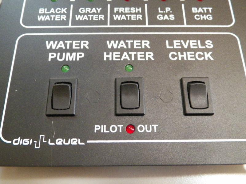 Purchase *NEW* RV Tank Gauge Monitor Panel Water Gray Blk L.P. GAS BATT