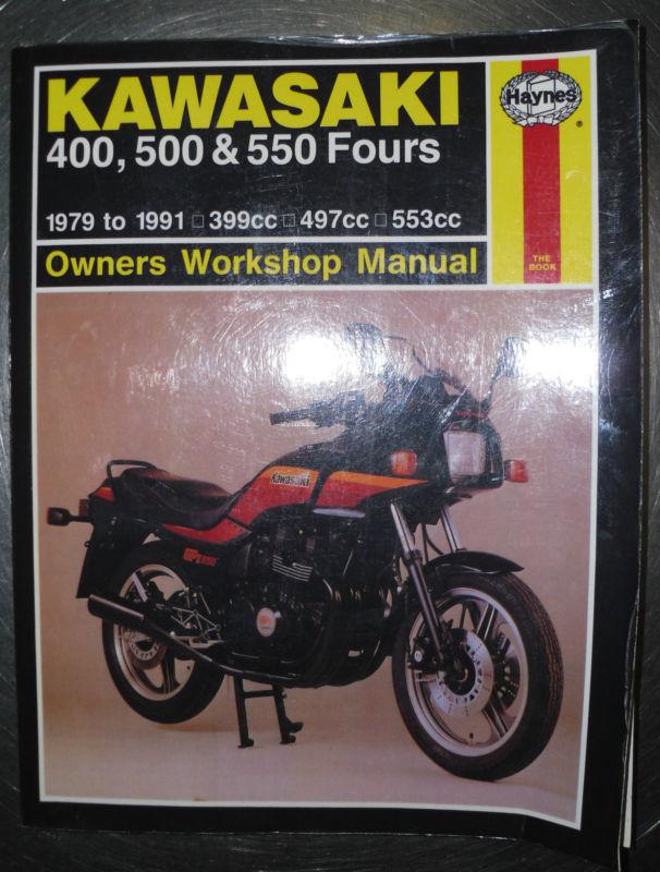 Kawasaki gpz550,gt550 (1979-1991) haynes manual gpz,gt,z,kz,zr 550/500/400 fours