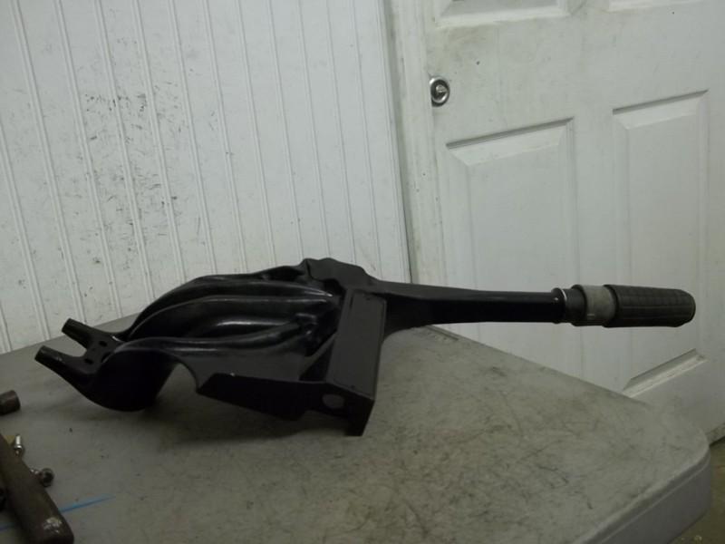 Purchase USED JOHNSON EVINRUDE TILLER HANDLE WITH MOUNTING BRACKET 9.9