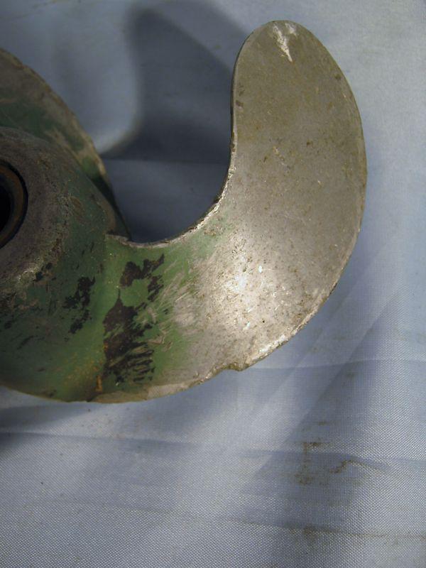 Vintage 3 Blade Aluminum Boat Outboard Propeller For Repair or Decoration, US $15.99, image 4