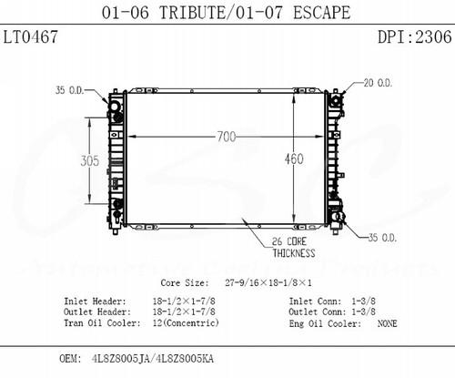 OSC 2306 Radiator, US $126.32, image 3