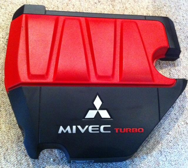 Purchase 08 10 11 12 Mitsubishi lancer evolution evo x engine cover in