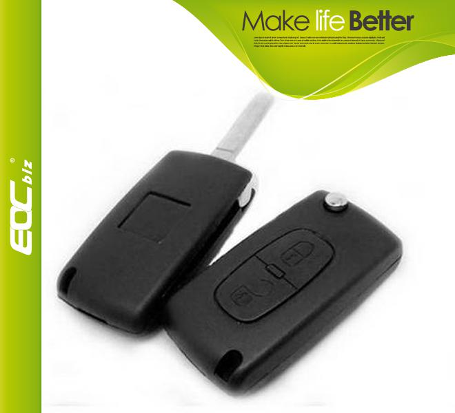 B0020 folding remote key case for peugeot 307 high quality 1pcs