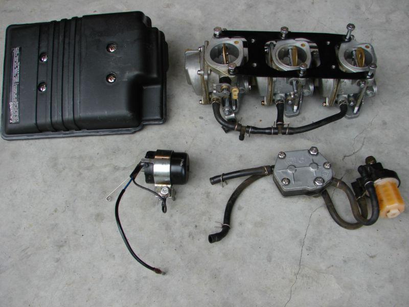 Purchase YAMAHA 40 OUTBOARD CARBURETORS, FUEL PUMP, FILTER, CHOKE ASSY