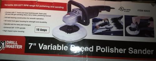 7" variable speed polisher sander 