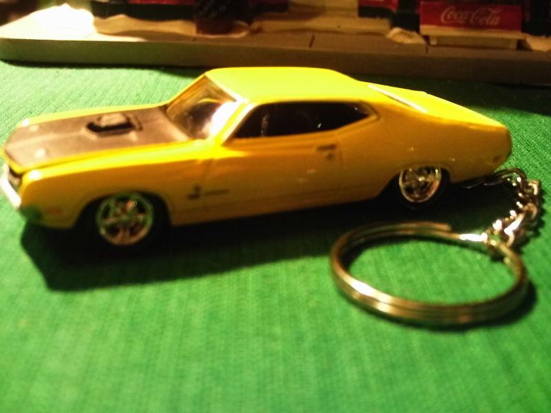 1970 Ford Torino Custom Key Chain - Yellow, US $12.99, image 3