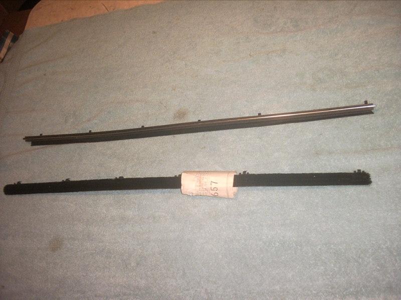 67 1967 camaro rare! nos lh dr. window inner weather strips 7642497  7642226 gm