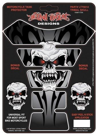 Tankpad tank protector - tribal skull