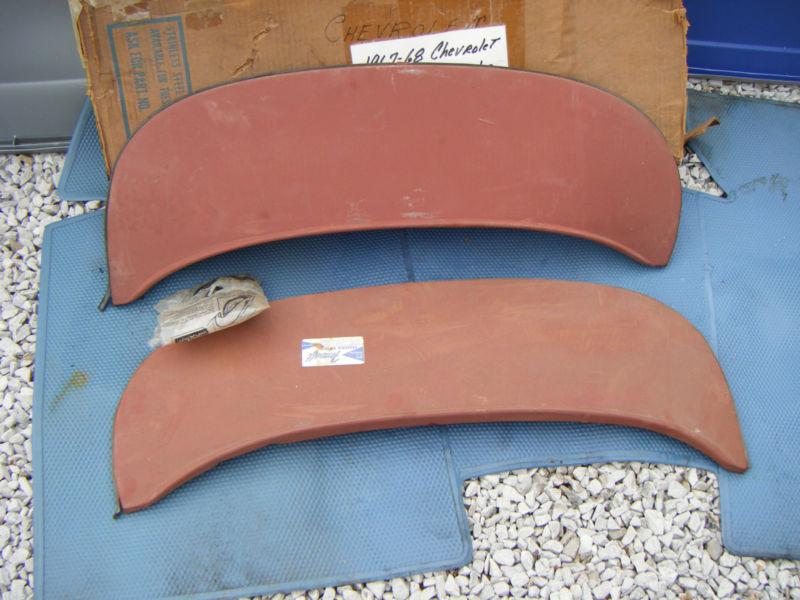 Nos 1967-68 chevrolet impala ss fender skirts  foxcraft
