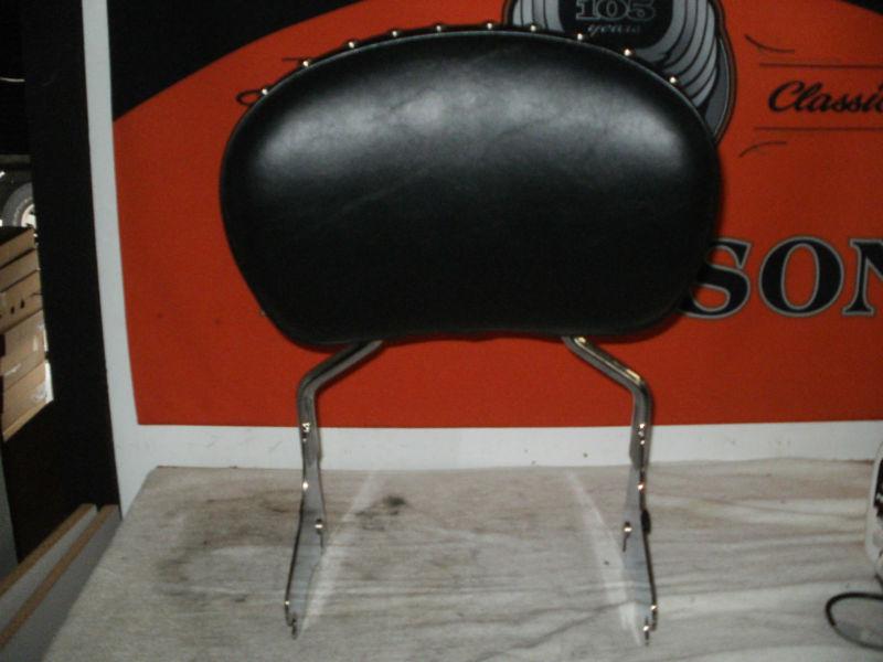 Harley- '97-'08 touring model detachable backrest 52933-97b; 52709-97c