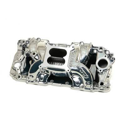 Edelbrock performer rpm air-gap intake manifold 75624 bbc fits rect port heads