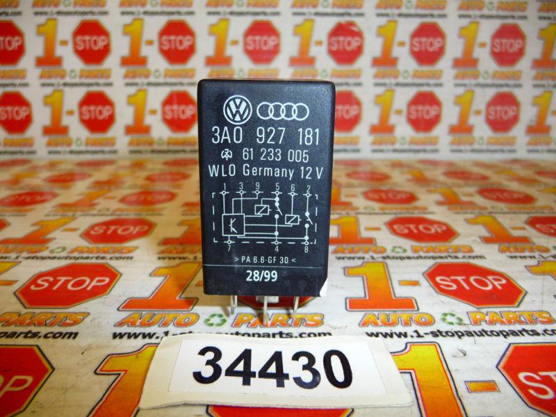 99 00 01 volkswagen beetle relay 3a0927181 oem