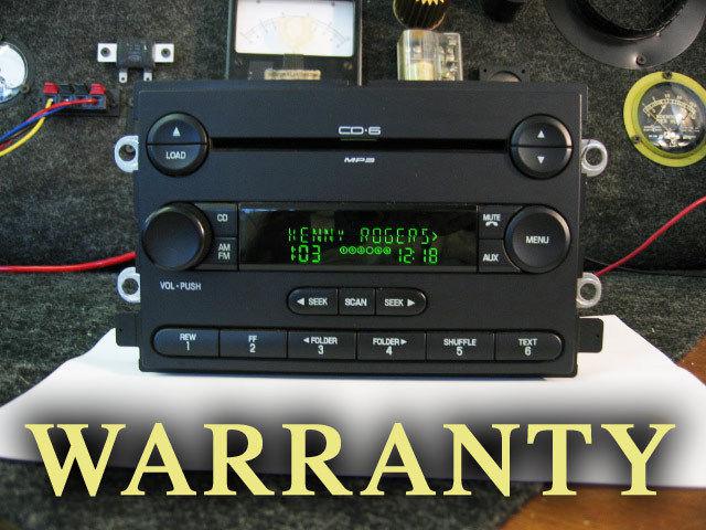 Ford f150 mustang 6 cd mp3 changer radio 04 05 06 5l3t-18c815 6l3t-18c815 sub!