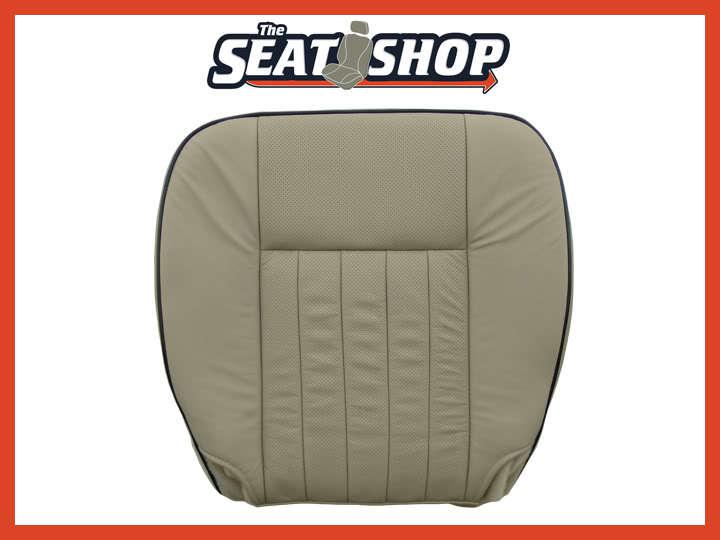 05 06 lincoln navigator limited camel leather cover w/ perf & ac foam lh bottom