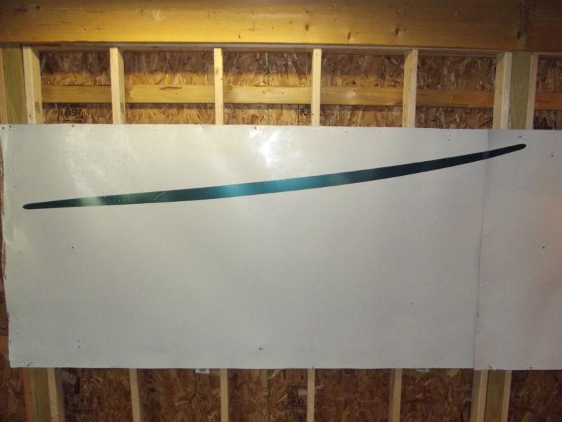 2 rv boat car trailer graphic decal 96 1/2 x 2 1/4