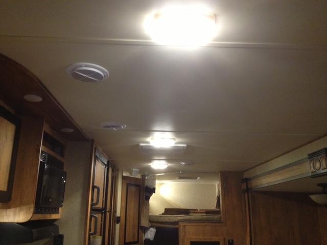 Rv led interior light boat utility trailer cargo trailer 12 volt ceiling light 
