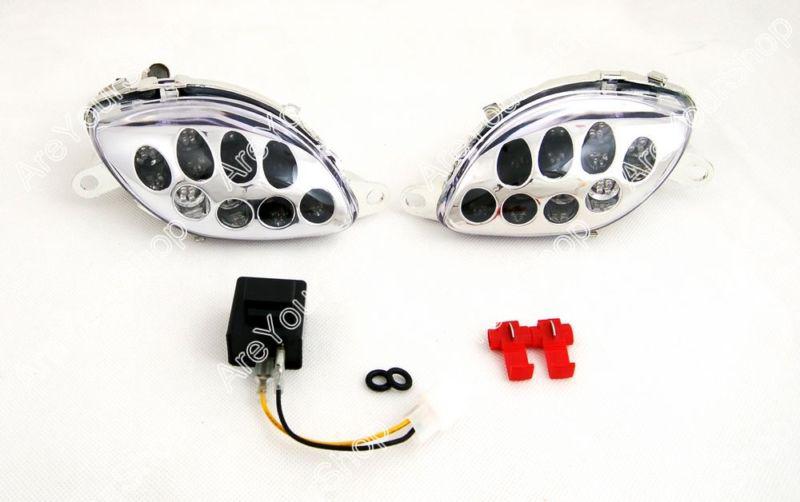 Front turn signals for suzuki hayabusa gsxr1300 1999-2007 clear