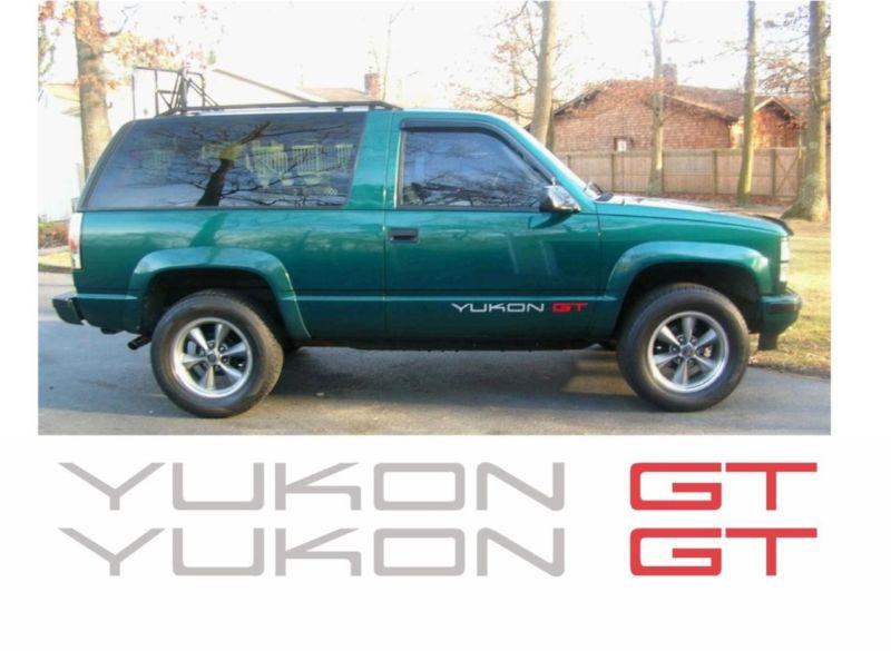 1992-1999 gmt400 chevrolet chevy gmc yukon gt decal sticker decals 4x4