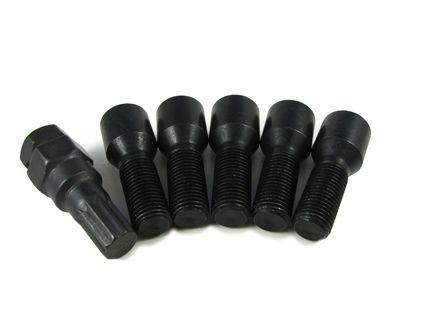 Lug bolts nuts black tuner bolt 14x1.25 mini 27mm shank