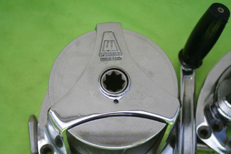 Two lewmar sailboat winches