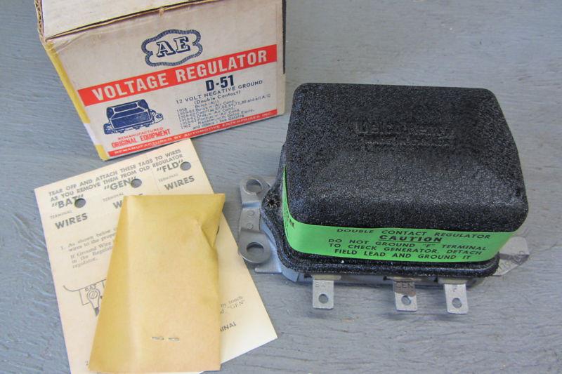 D-51 remanufactured voltage regulator     delco remy 1119600   12v neg ground