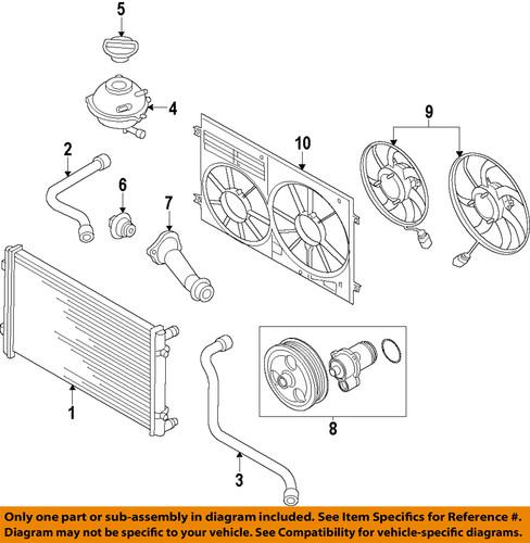 Volkswagen oem 1km959455e radiator fan motor/engine cooling fan motor
