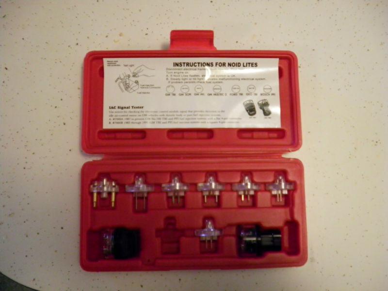 9 pc electronic fuel injection and signal noid lite tester light test set