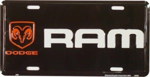 Dodge ram license plate