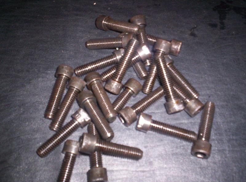 Qty 24 aircraft hex bolts size.3/8 great buy now