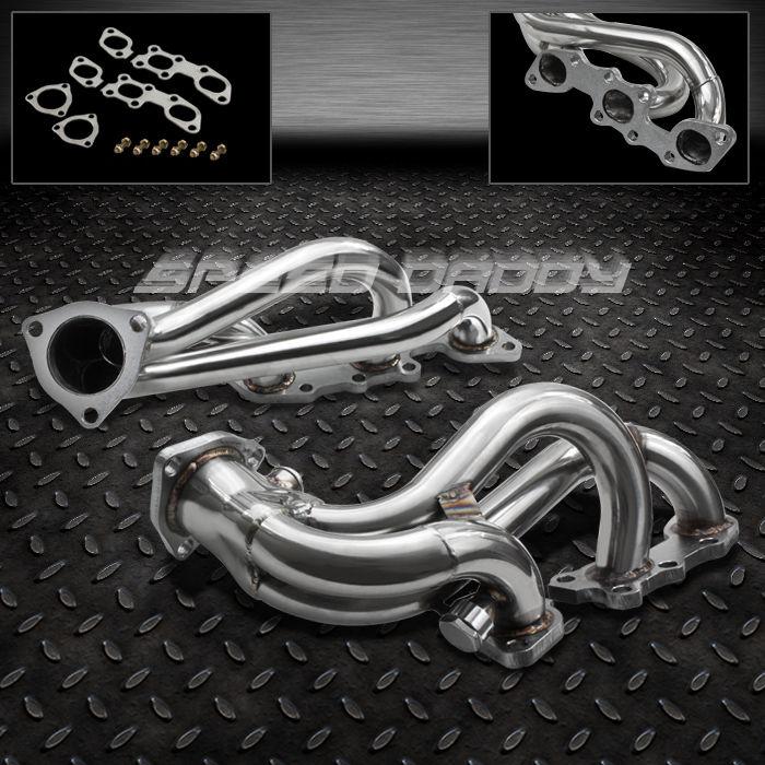 2 x 3-1 stainless racing manifold header/exhaust 90-96 nissan 300zx z32 z v6 na